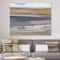 Designart - Misty Grey Beach - Nautical & Coastal Premium Canvas Wall Art